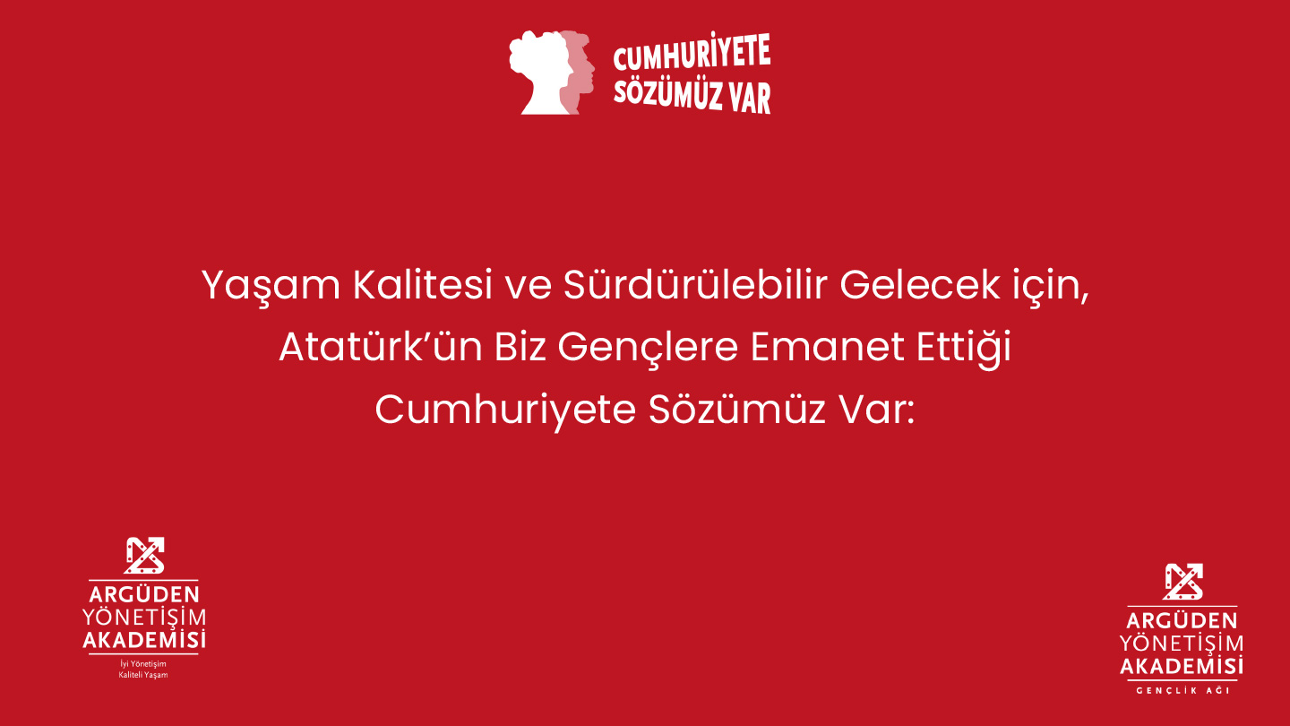 Cumhuriyete Sözümüz Var! Gençliğin Manifestosu